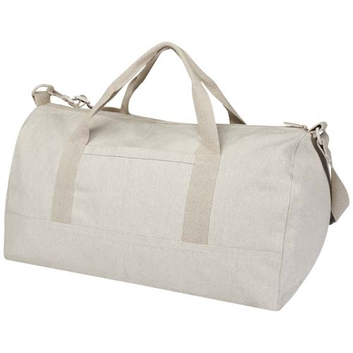 Sac de voyage personnalisé 50L en coton recyclé Porter Flocons d’avoine